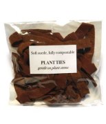 Suede plant ties- stronger and more durable than jute/cotton, and as soft. Only one length though?