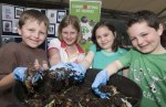 children composting