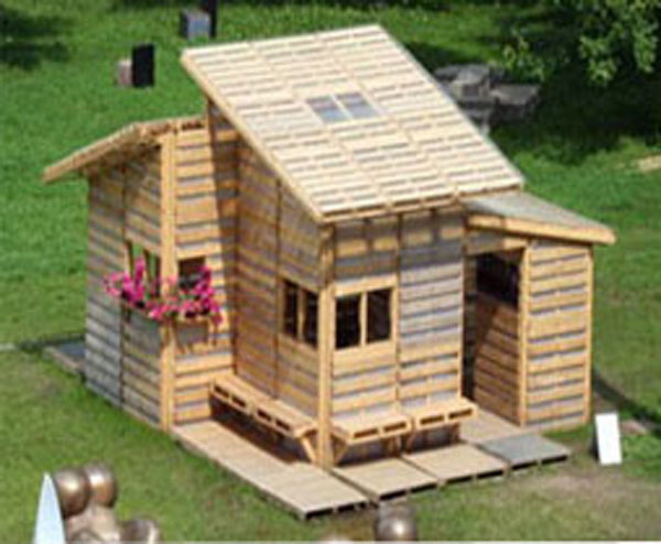 Diy Shack a pallet playhouse tiny recycled diy shack fort | Old School Garden