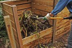 compost bin -wooden