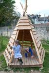 pallet teepee