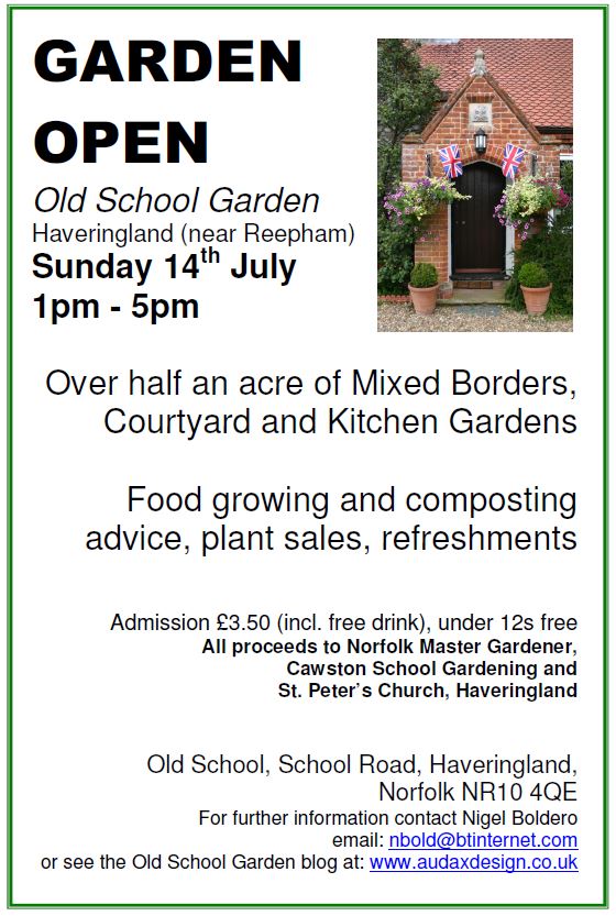 Visit Old School Garden this Sunday!