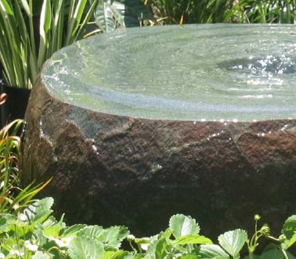 Water features can be important in gardens designed to stimulate the senses