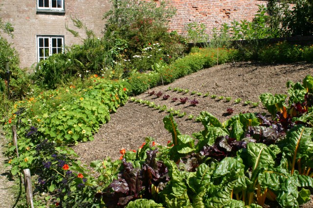 One of the sloping beds