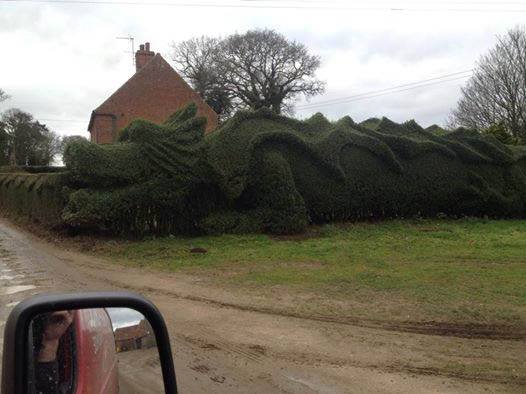 A work of art in East Rudham, Norfolk