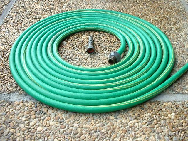Oh that my hose would coil up as neatly as this....