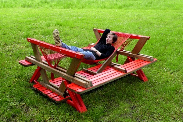 picnic table hammock