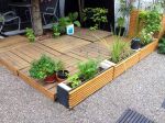 terrace and planters from&nbsp;pallets