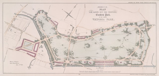 The Park proposed in 1841