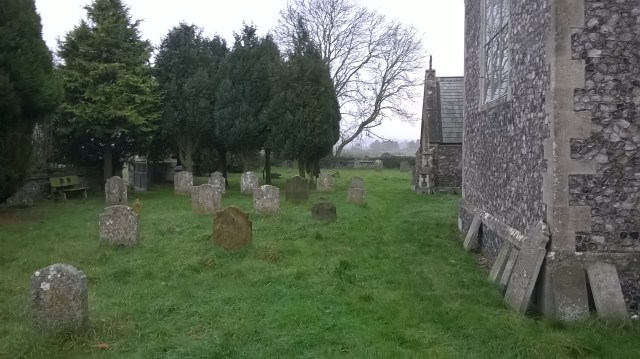St. Peter's churchyard-  beginning to get my thoughts together...