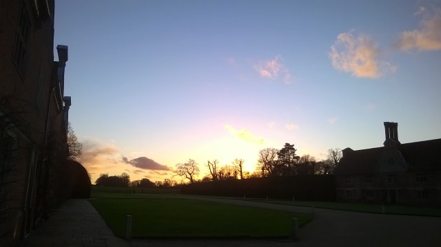 My reward at the end of the day- sunset over mid Norfolk