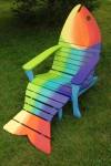 fishy adirondack chair