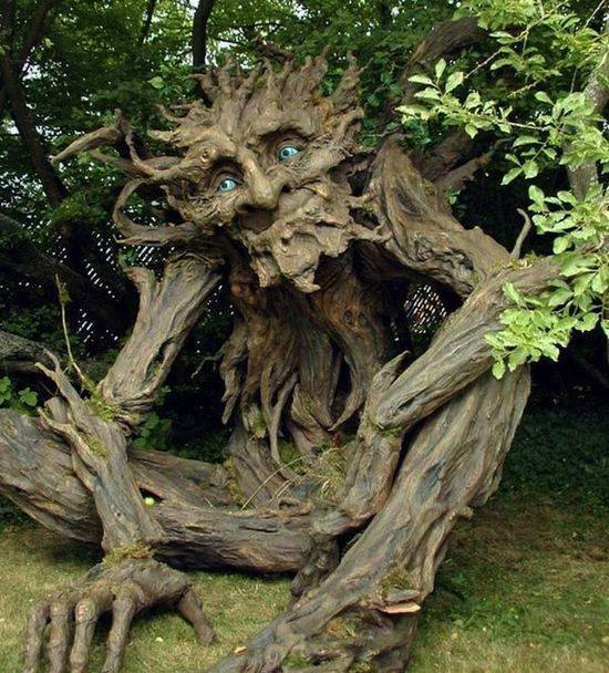 A Tree Troll by Kim Beaton, inspired by her father from Montana!